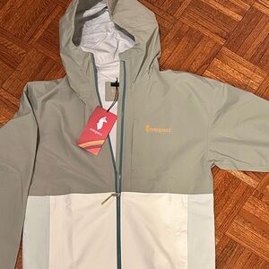 Women’s Cotopaxi Two-Tone Rain Coat - Gray and Cream